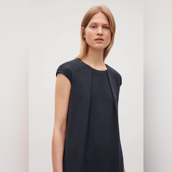 COS Soft Pleat A-line Dress, size S - Picture 2 of 11